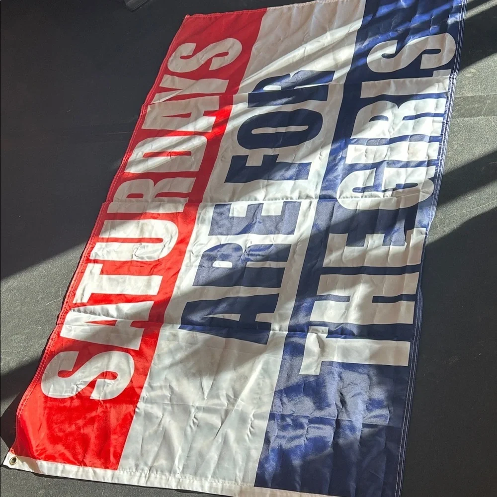 Saturdays are for the girls flag! Barstool - Picture 2 of 2